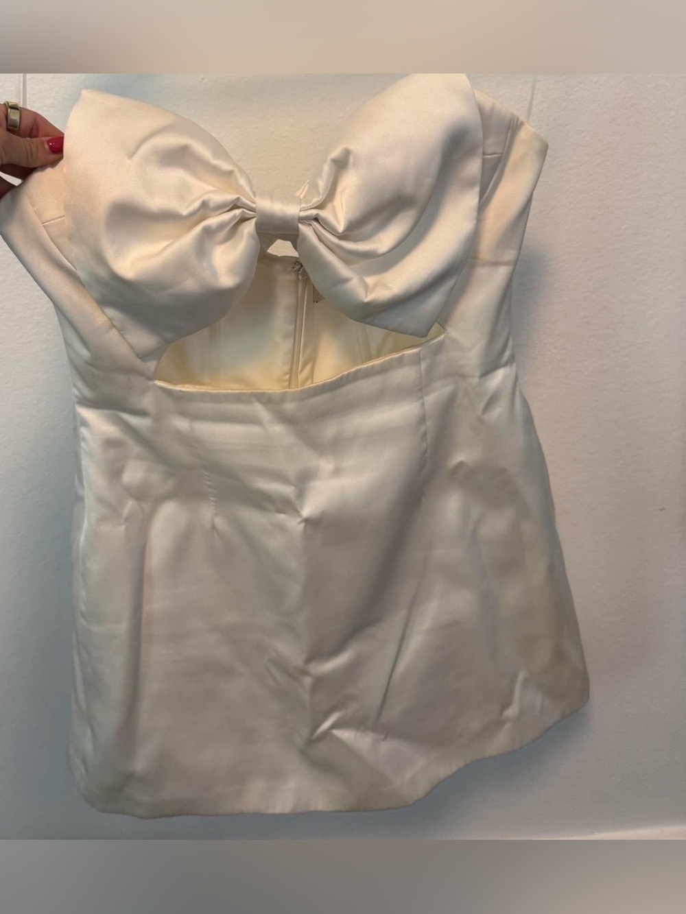 Sau Lee Bow Mini Dress